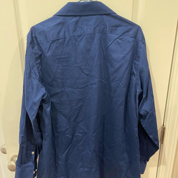 NWT Blue button-up Michael michael Kors non-iron collared shirt - Picture 4 of 4